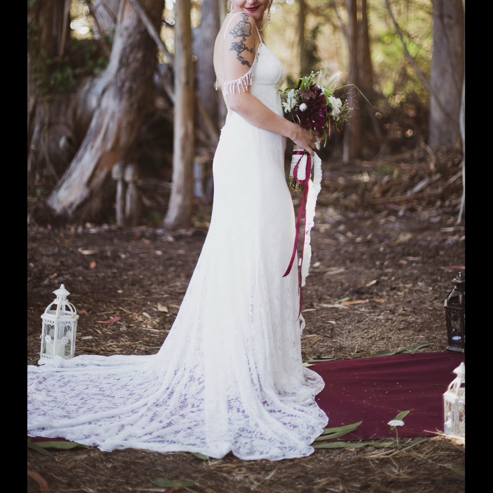 BOHO HIPPIE WEDDING DRESS